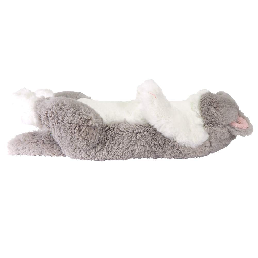 SUNLEMON Plush Doll Knee Cat Sleeping Gray- Japan Figure Store - #1 Bring To You The Best Japanese Goods