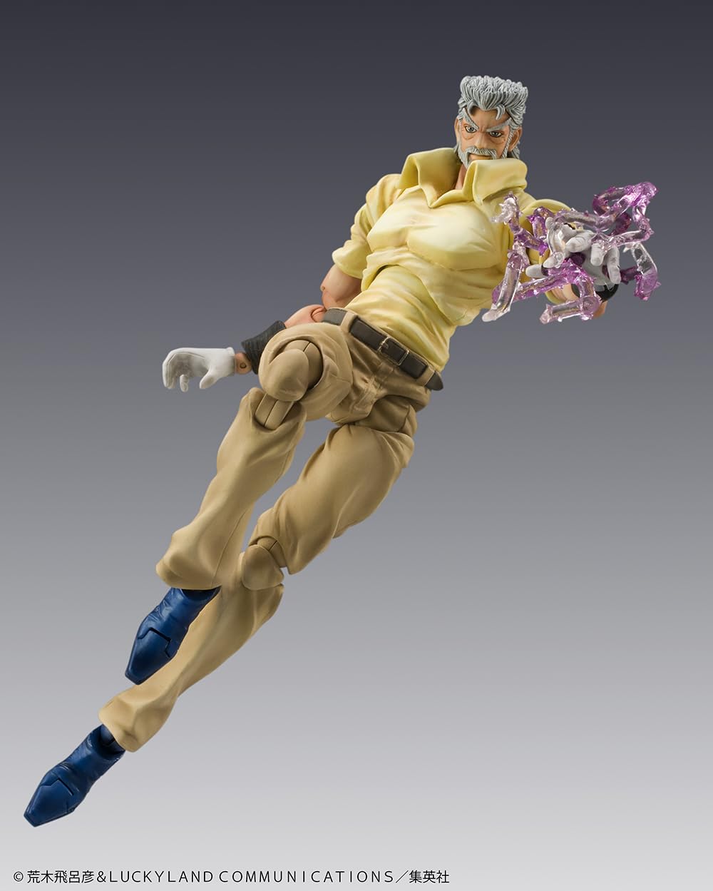 Medicos Entertainment Jojo'S Bizarre Adventure Part 3 Joseph Joestar & Iggy Action Figure (150Mm & 35Mm) Japan- Japan Figure Store - #1 Bring To You The Best Japanese Goods