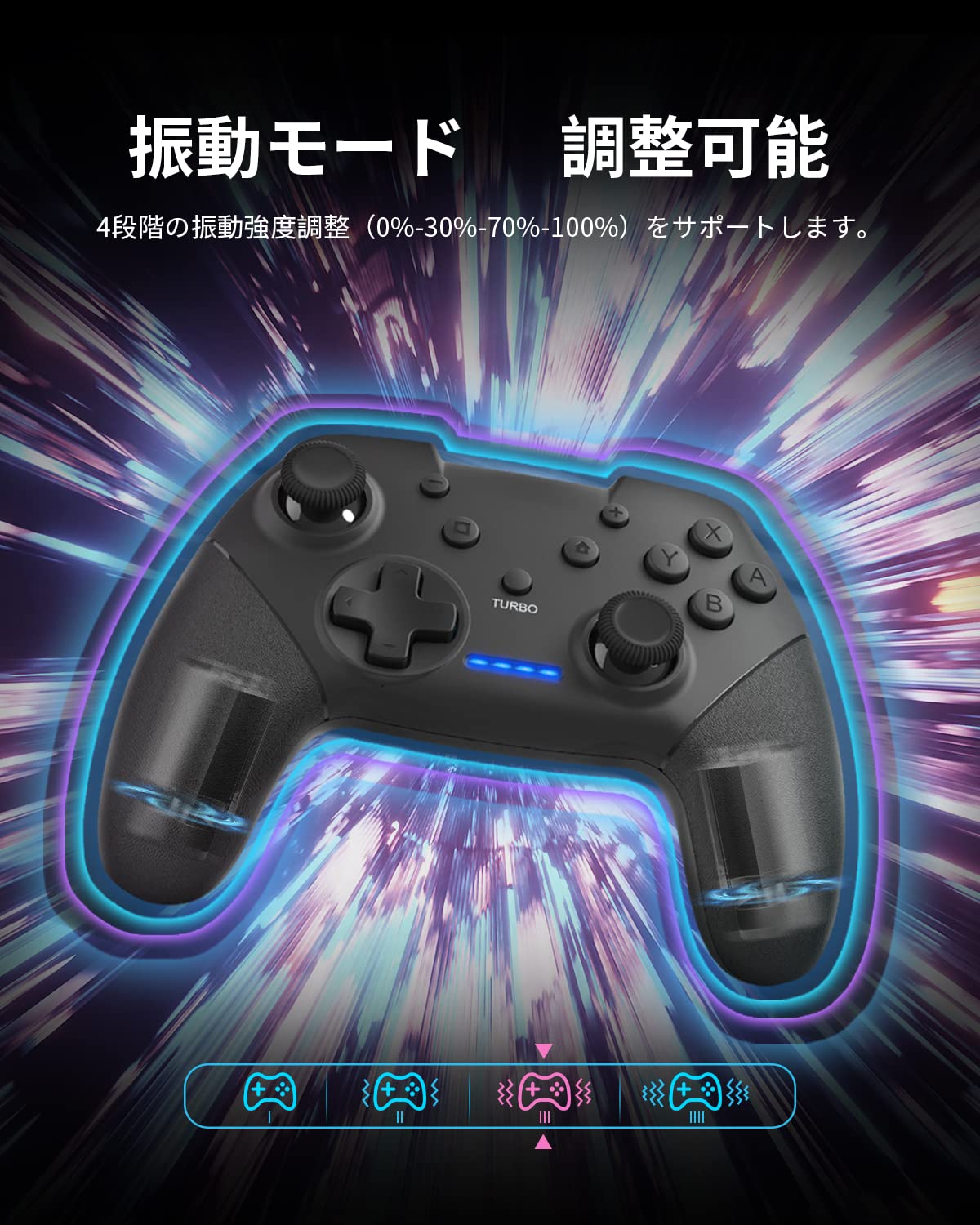 Switch Controller Pro: Wireless Bluetooth 6-Axis Gyro Turbo Fire Long-Time Use Compatible Switch/Switch Lite/Switch Oled- Japan Figure Store - #1 Bring To You The Best Japanese Goods