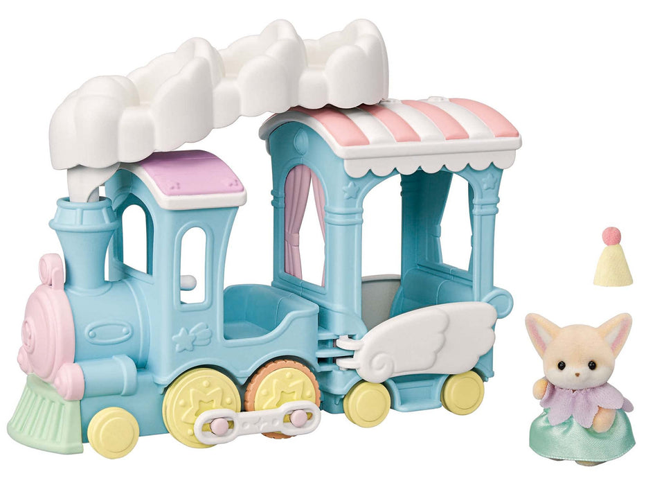 Epoch Sylvanian Families Fluffy Cloud Parade Train Set Ko-73 Dollhouse Toy for Ages 3+- Japan Figure Store - #1 Bring To You The Best Japanese Goods