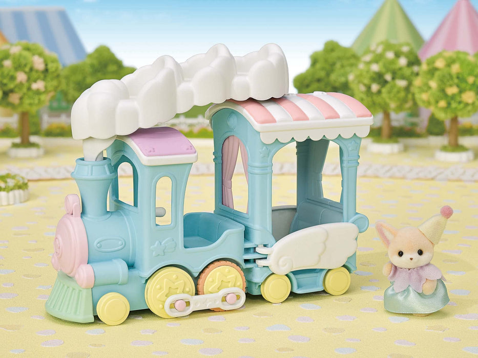 Epoch Sylvanian Families Fluffy Cloud Parade Train Set Ko-73 Dollhouse Toy for Ages 3+- Japan Figure Store - #1 Bring To You The Best Japanese Goods
