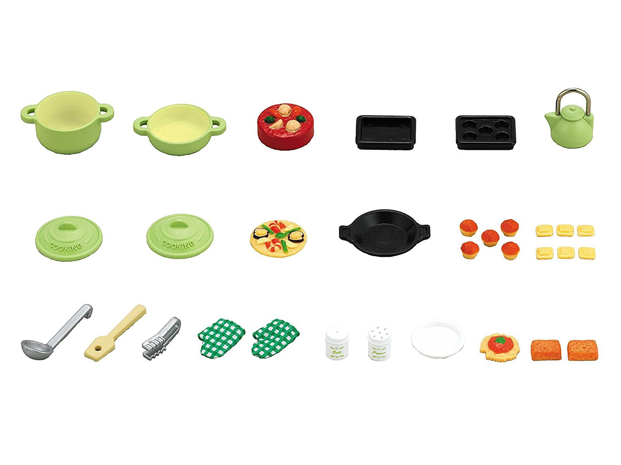 Epoch Sylvanian Families Toy Cooking Set - Dollhouse Furniture for Ages 3 and Up- Japan Figure Store - #1 Bring To You The Best Japanese Goods