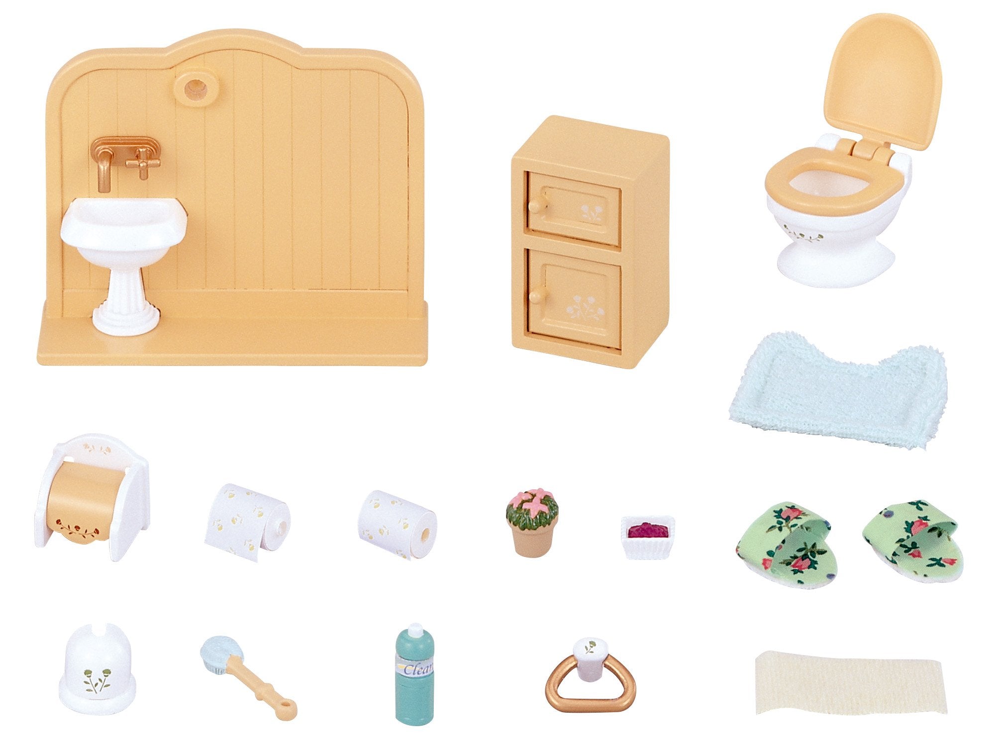 Epoch Sylvanian Families Dollhouse Furniture: Toilet Set Car-606 Certified Safe for Ages 3+- Japan Figure Store - #1 Bring To You The Best Japanese Goods