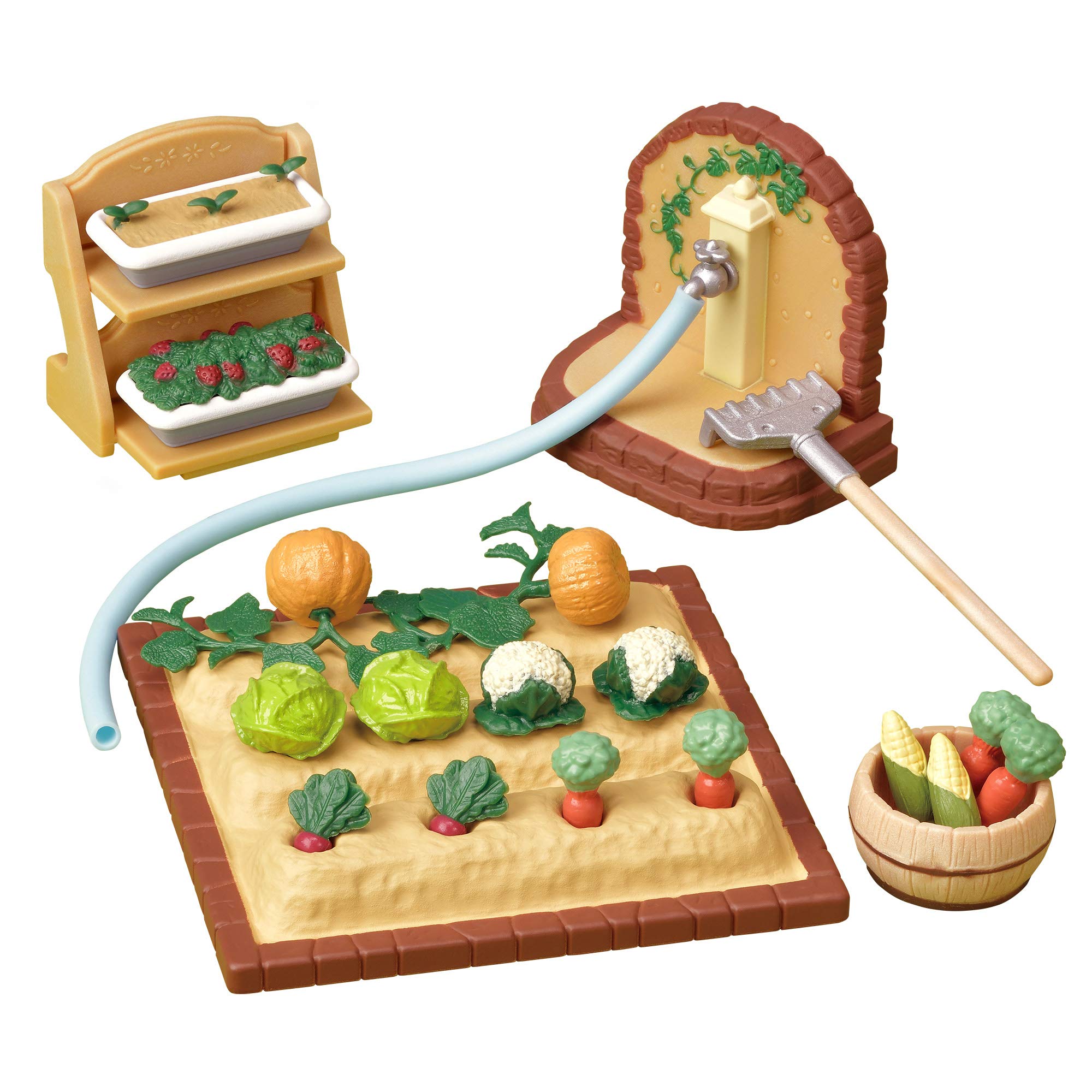 Epoch Sylvanian Families Vegetable Making Set Ka-616 Toy Dollhouse for Ages 3+- Japan Figure Store - #1 Bring To You The Best Japanese Goods