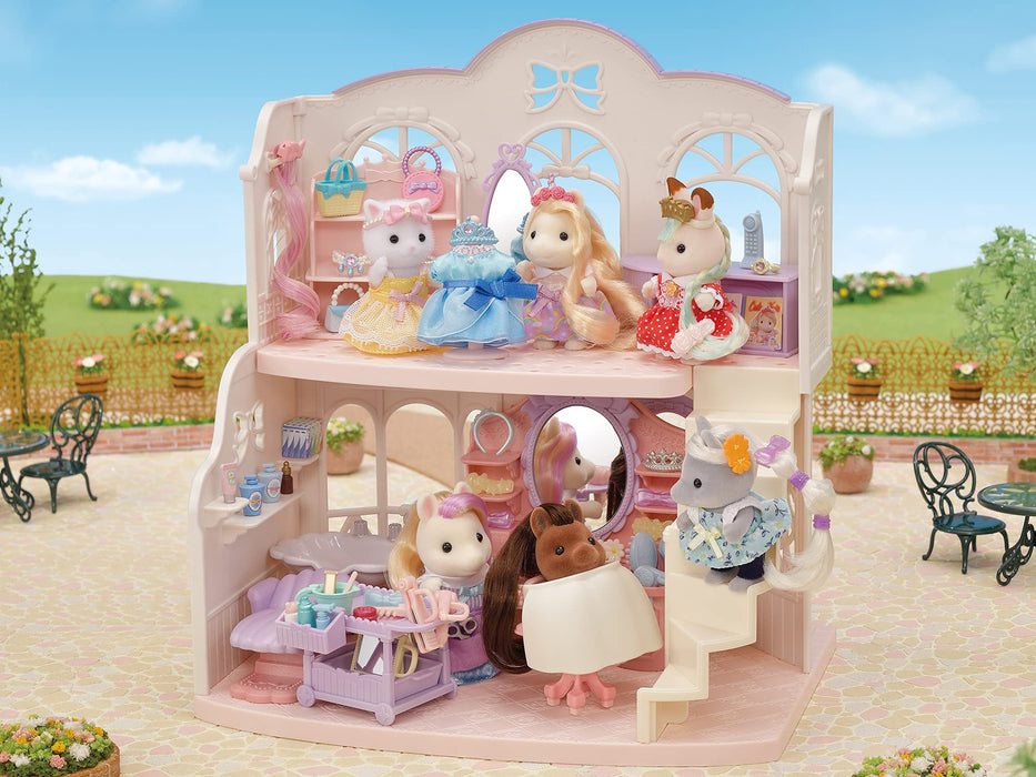 Epoch Sylvanian Families Stylish Pony Hair Salon Set St Mark Certified Toy for Ages 3+- Japan Figure Store - #1 Bring To You The Best Japanese Goods