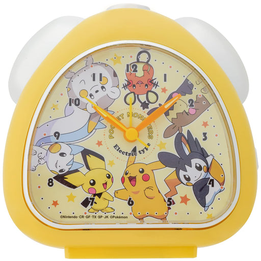 Pokemon Center Rice Ball Shaped Clock Electric Type- Japan Figure Store - #1 Bring To You The Best Japanese Goods
