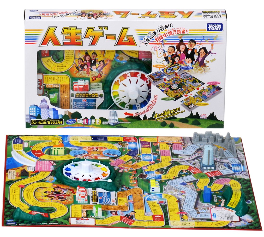Takara Tomy Game Of Life 6 Players W504xH297xD75mm- Japan Figure Store - #1 Bring To You The Best Japanese Goods