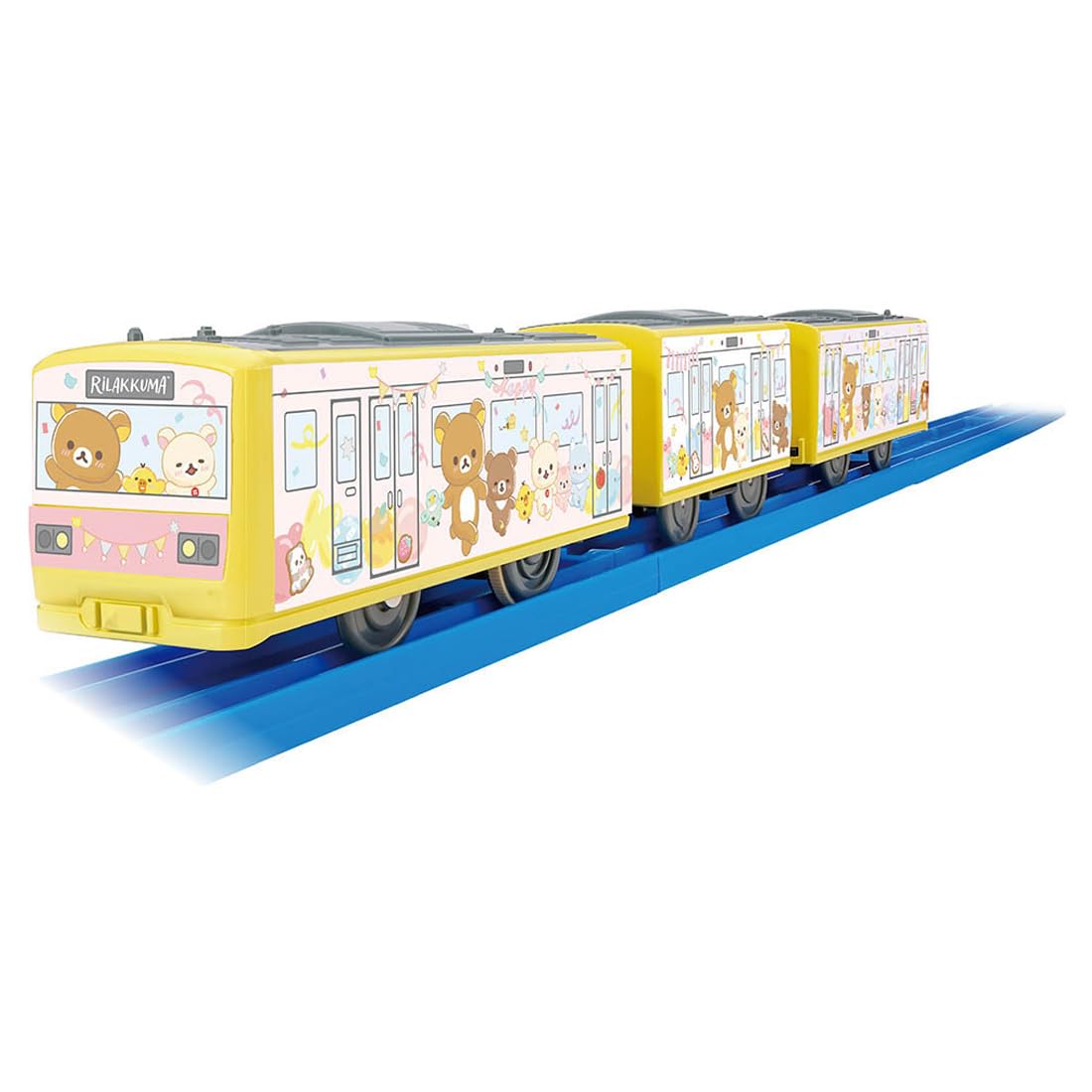 Takara Tomy Rilakkuma Wrapping Train Toy Plarail Series for Kids Age 3+- Japan Figure Store - #1 Bring To You The Best Japanese Goods