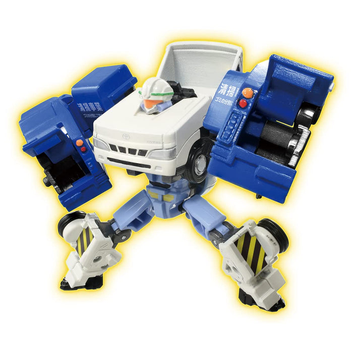 Takara Tomy Tomica JB07 Toyota Dyna Mini Cleaning Car Toy Ages 3+ Safety Certified- Japan Figure Store - #1 Bring To You The Best Japanese Goods