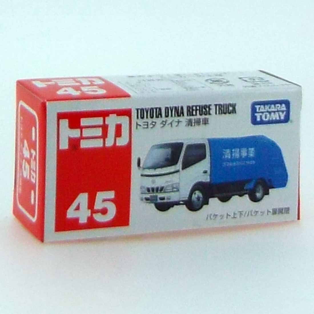 TAKARA TOMY Tomica 45 Toyota Dyna Refuse Truck 741374- Japan Figure Store - #1 Bring To You The Best Japanese Goods