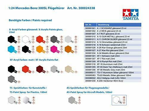 Tamiya 1/24 Mercedes Benz 300 Sl Plastic Model Kit- Japan Figure Store - #1 Bring To You The Best Japanese Goods