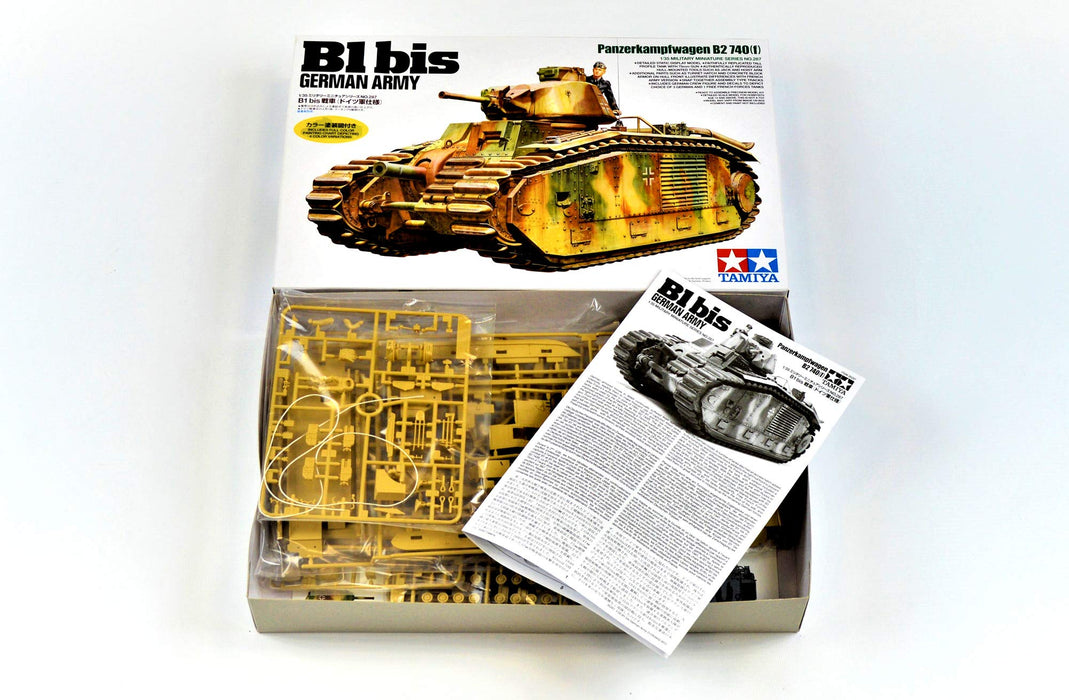 TAMIYA 35287 German Army B1 Bis 1/35 Scale Kit- Japan Figure Store - #1 Bring To You The Best Japanese Goods