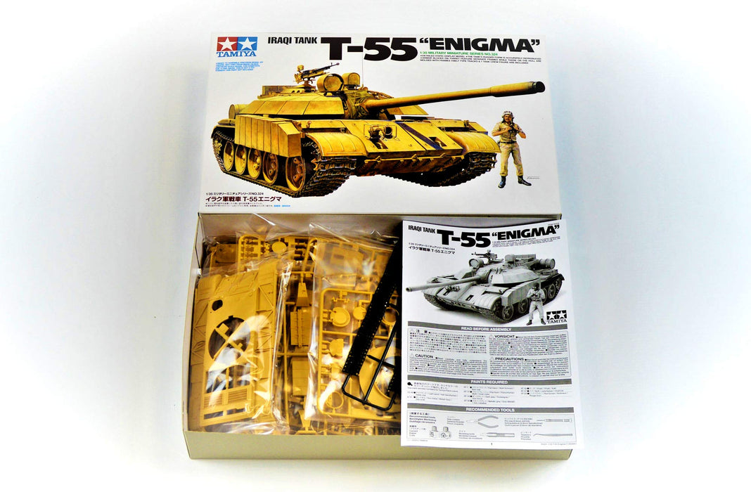 TAMIYA 35324 Iraqi Tank T-55 Enigma 1/35 Scale Kit- Japan Figure Store - #1 Bring To You The Best Japanese Goods