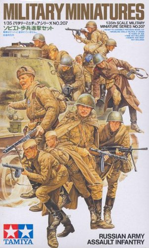 Tamiya 1/35 Russian Army Assault Infantry Model Kit- Japan Figure Store - #1 Bring To You The Best Japanese Goods