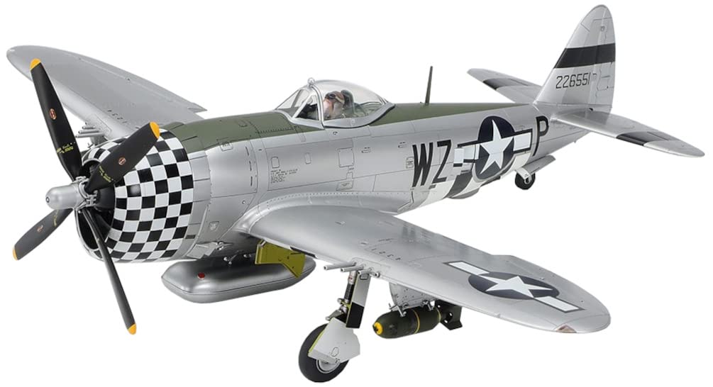 Tamiya 1/48 Republic P-47D Thunderbolt Bubble Top & Small 4Wd Vehicle Set Japan Plastic Model 25214- Japan Figure Store - #1 Bring To You The Best Japanese Goods
