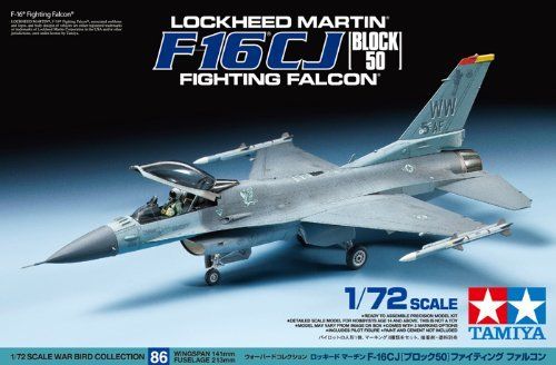 Tamiya 1/72 Lookheed Martin F-16cj Block50 Fighting Falcon Model Kit Japan- Japan Figure Store - #1 Bring To You The Best Japanese Goods
