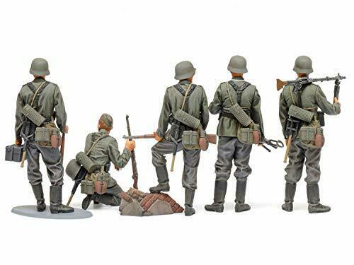 Tamiya German Infantry Set Mid-wwii Plastic Model Kit- Japan Figure Store - #1 Bring To You The Best Japanese Goods