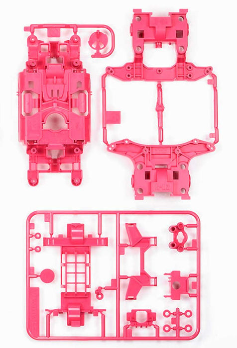 TAMIYA 95235 Mini 4Wd Ms Chassis Parts Silver/Pink- Japan Figure Store - #1 Bring To You The Best Japanese Goods