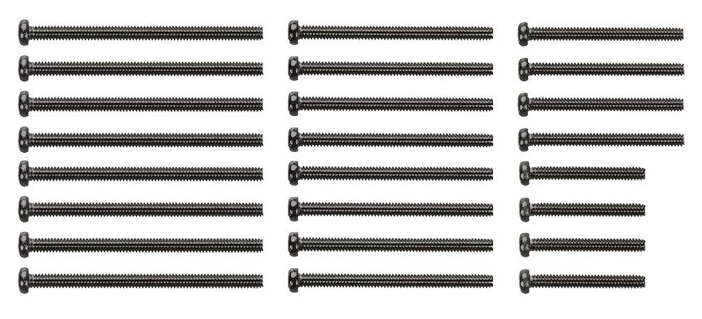TAMIYA 95434 Mini 4Wd Stainless Steel Screw Set 15, 20, 25, 30Mm Black- Japan Figure Store - #1 Bring To You The Best Japanese Goods