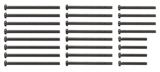 TAMIYA 95434 Mini 4Wd Stainless Steel Screw Set 15, 20, 25, 30Mm Black- Japan Figure Store - #1 Bring To You The Best Japanese Goods