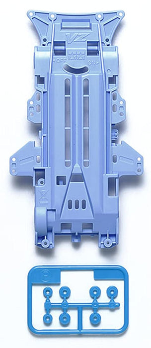 TAMIYA Mini 4Wd Vz Color Chassis Set Pastel Blue- Japan Figure Store - #1 Bring To You The Best Japanese Goods