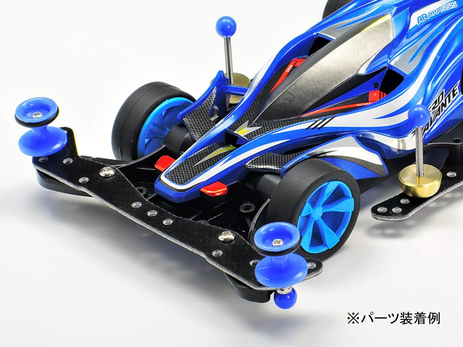 TAMIYA Mini 4Wd Low Friction Plastic Double Rollers W/ Rubber Rings Red & Blue/ 13-12Mm- Japan Figure Store - #1 Bring To You The Best Japanese Goods