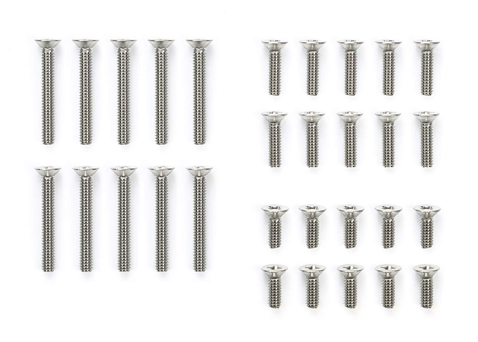 TAMIYA Mini 4Wd Stainless Steel Countersunk Screw Set Black 6/8/15Mm- Japan Figure Store - #1 Bring To You The Best Japanese Goods