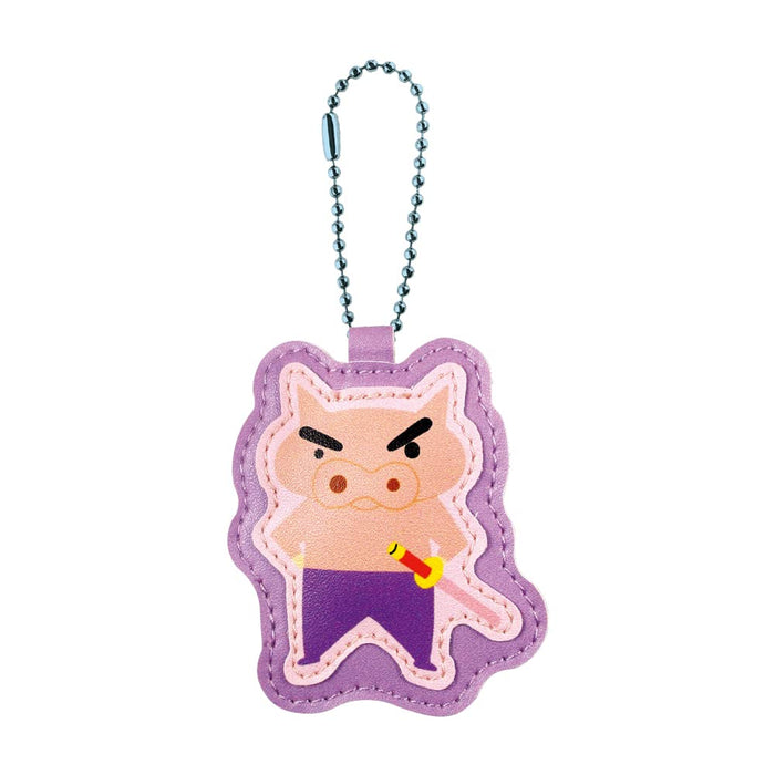 T'S FACTORY Crayon Shin-Chan Name Keychain Mascot Buriburizaemon- Japan Figure Store - #1 Bring To You The Best Japanese Goods