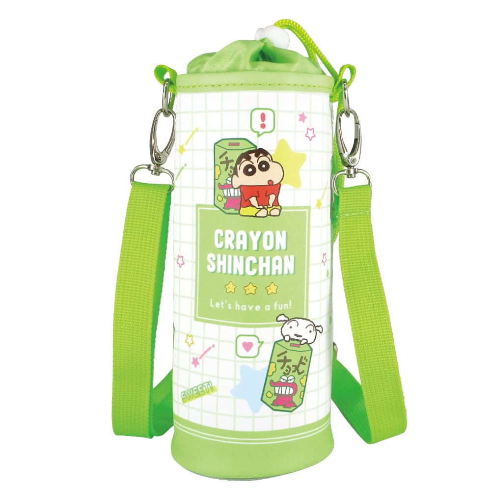 TS Factory Crayon Shin-Chan Plastic Bottle Cover L Hide And Seek Chocobi H20.5 X Φ9Cm Ks-5535621Kc- Japan Figure Store - #1 Bring To You The Best Japanese Goods