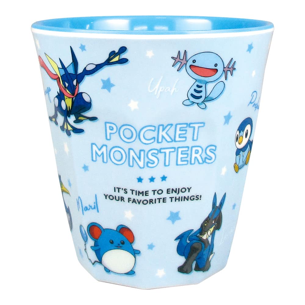 TS Factory Pokemon Melamine Cup Colors Blue H9.1 X Φ8.8Cm Pm-5525518Bl- Japan Figure Store - #1 Bring To You The Best Japanese Goods
