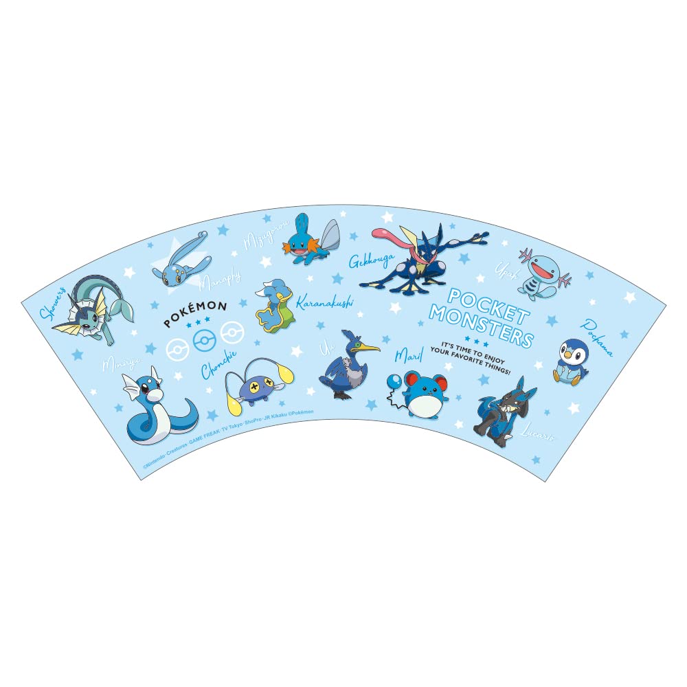 TS Factory Pokemon Melamine Cup Colors Blue H9.1 X Φ8.8Cm Pm-5525518Bl- Japan Figure Store - #1 Bring To You The Best Japanese Goods