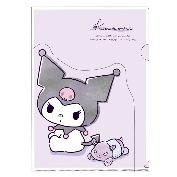 T&S Factory Sanrio Die-Cut Pocket File Kuromi H31Xw22Cm Japan Sr-5543236Nk- Japan Figure Store - #1 Bring To You The Best Japanese Goods