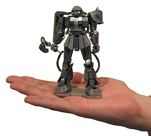 Tenyo Metallic Nano Puzzle Premium Series Gundam Ms-06 Zaku Ii Model Kit- Japan Figure Store - #1 Bring To You The Best Japanese Goods