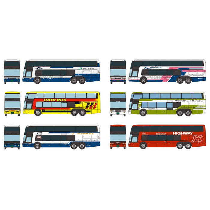 Mitsubishi Fuso Aero King Collection Ii Dp-Box 6 Pieces By The Bus Collection (Japan)- Japan Figure Store - #1 Bring To You The Best Japanese Goods