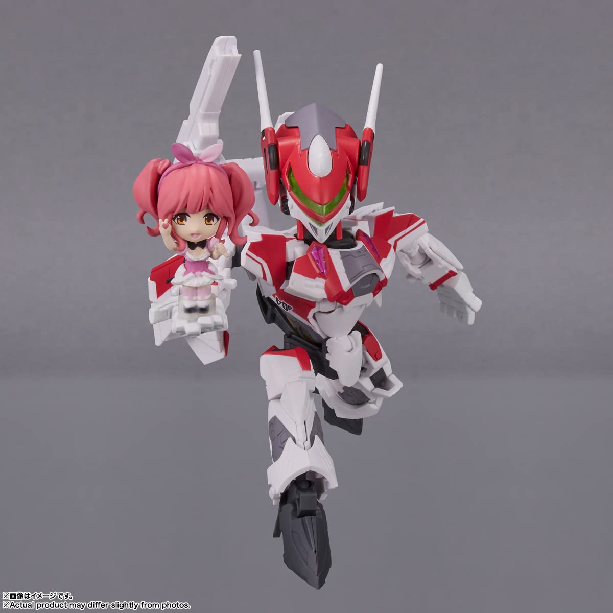 Bandai Tiny Session Vf-31C Siegfried Mirage Farina Jenius Custom With Makina Nakajima Macross Delta- Japan Figure Store - #1 Bring To You The Best Japanese Goods