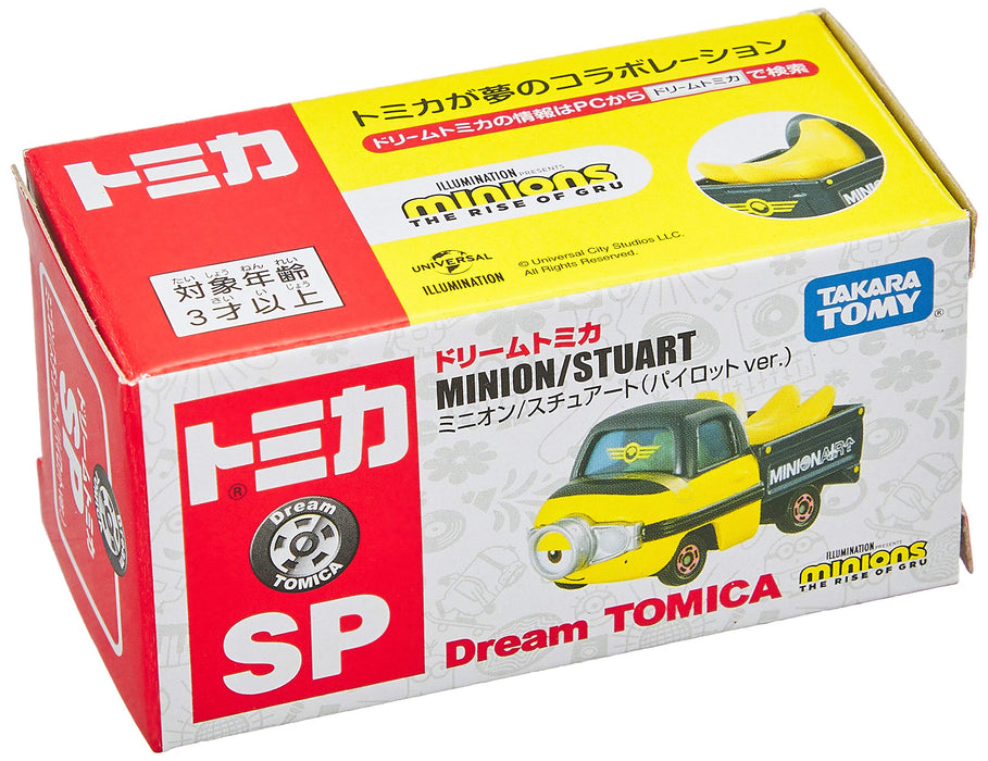 Takara Tomy Dream Tomica Sp Minion Stuart Pilot Ver - Minion Stuart - Minions Toy- Japan Figure Store - #1 Bring To You The Best Japanese Goods