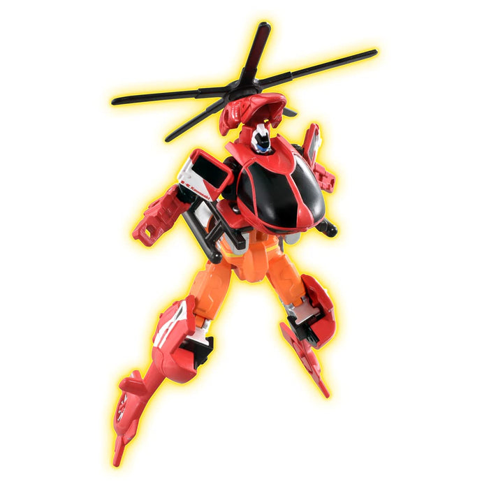 Takara Tomy Tomica Job Labor Jb04 Fire Braver Kawasaki Heavy Industries Bk117 D-3 Firefighting Helicopter- Japan Figure Store - #1 Bring To You The Best Japanese Goods