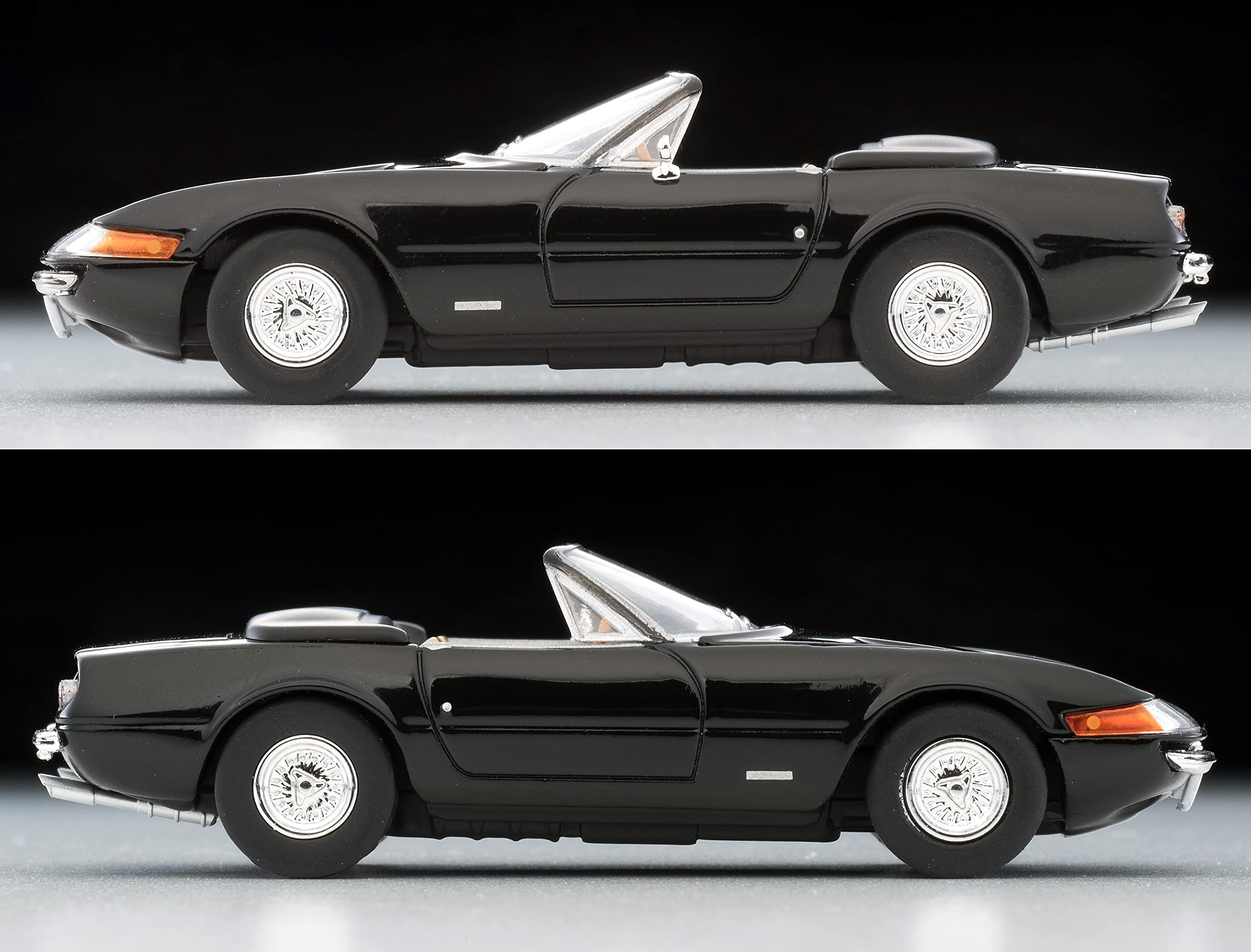 Tomytec Tomica Vintage Ferrari 365 GTS4 1/64 Scale Black Finished Product #302216- Japan Figure Store - #1 Bring To You The Best Japanese Goods