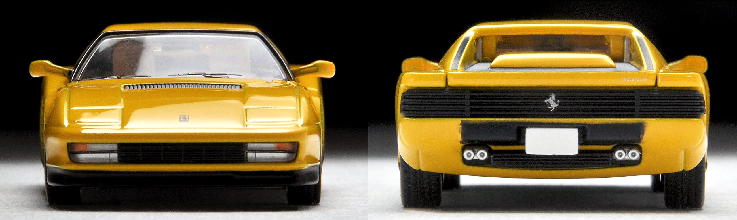 Tomytec Japan Tomica Limited Vintage Neo 1/64 Lv-N Ferrari Testarossa Yellow 321323- Japan Figure Store - #1 Bring To You The Best Japanese Goods