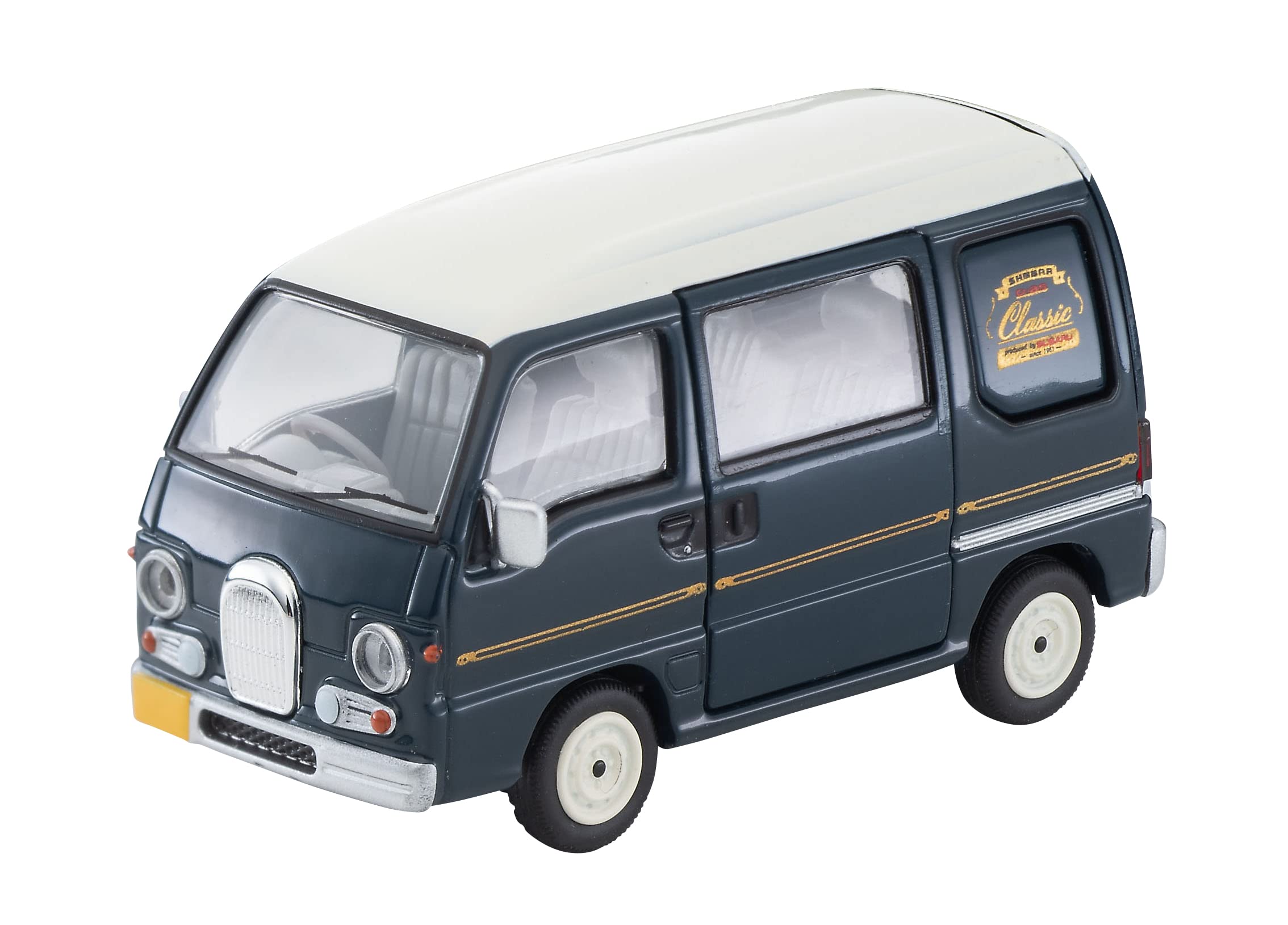 Tomytec Tomica Limited Vintage Neo 1/64 Subaru Sambar Diaz Classic 94 Navy/White Japan 323655- Japan Figure Store - #1 Bring To You The Best Japanese Goods