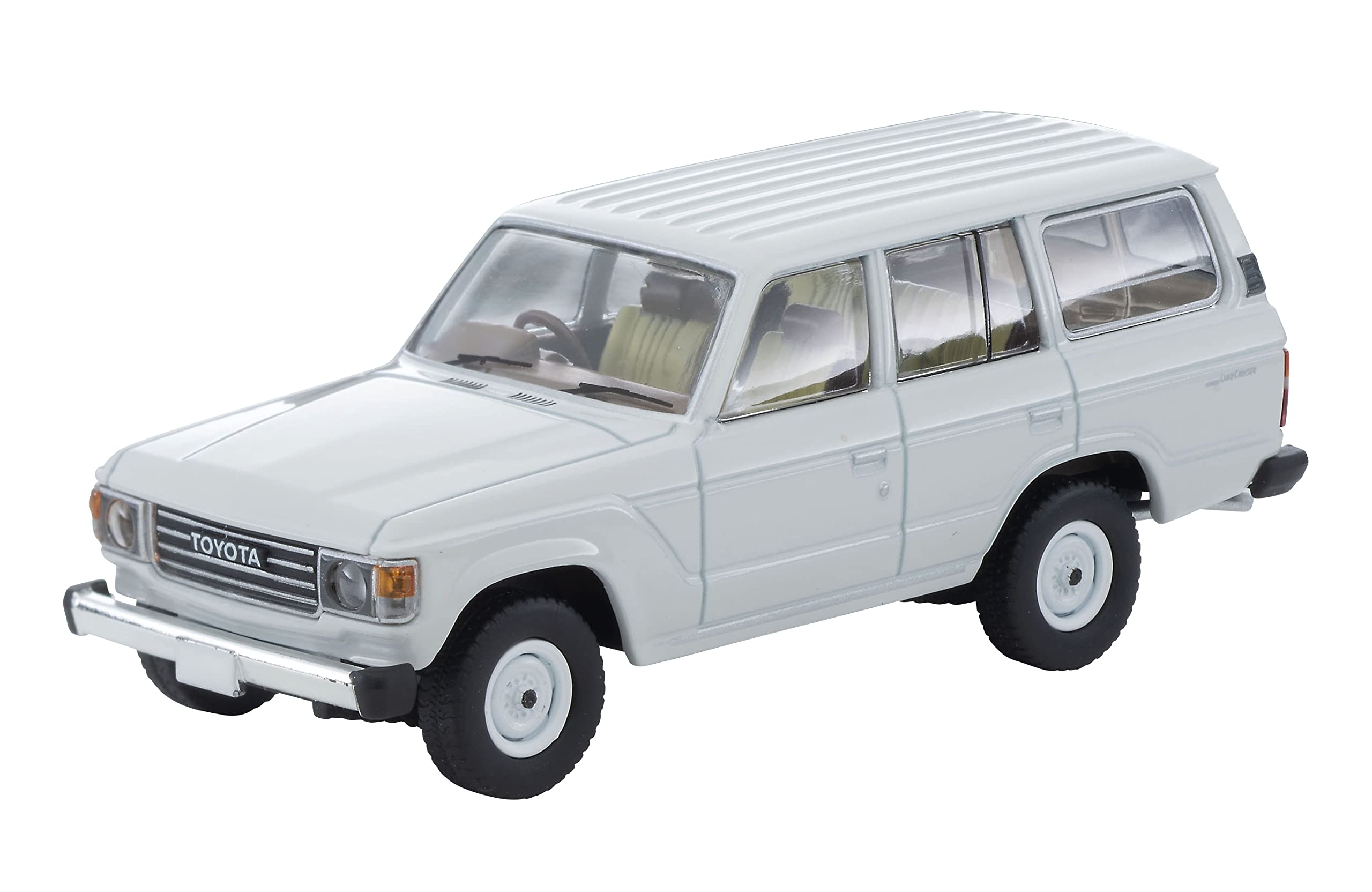 Tomytec Tomica Vintage Neo 1/64 Toyota Land Cruiser 60G White Finished Product- Japan Figure Store - #1 Bring To You The Best Japanese Goods
