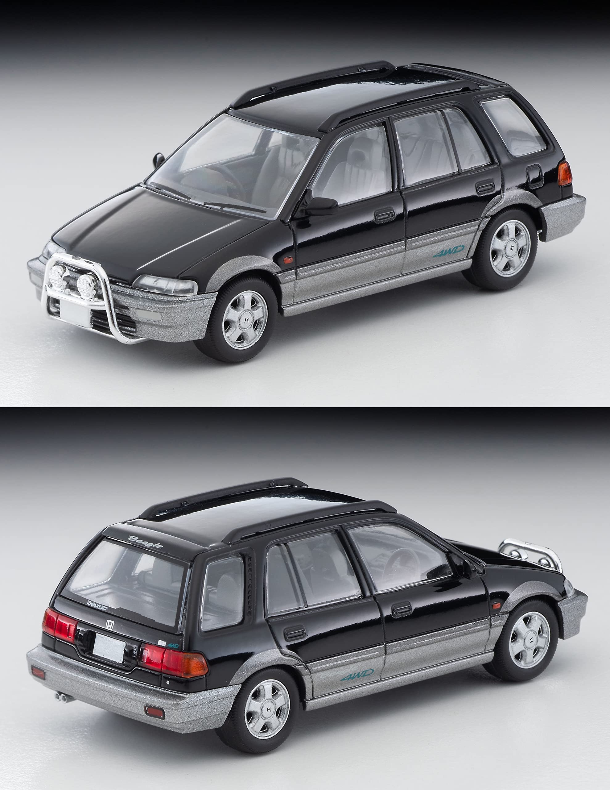 Tomica Limited Vintage Neo 1/64 Lv-N293A Honda Civic Shuttle Beagle Black/Gray 94 Tomytec- Japan Figure Store - #1 Bring To You The Best Japanese Goods