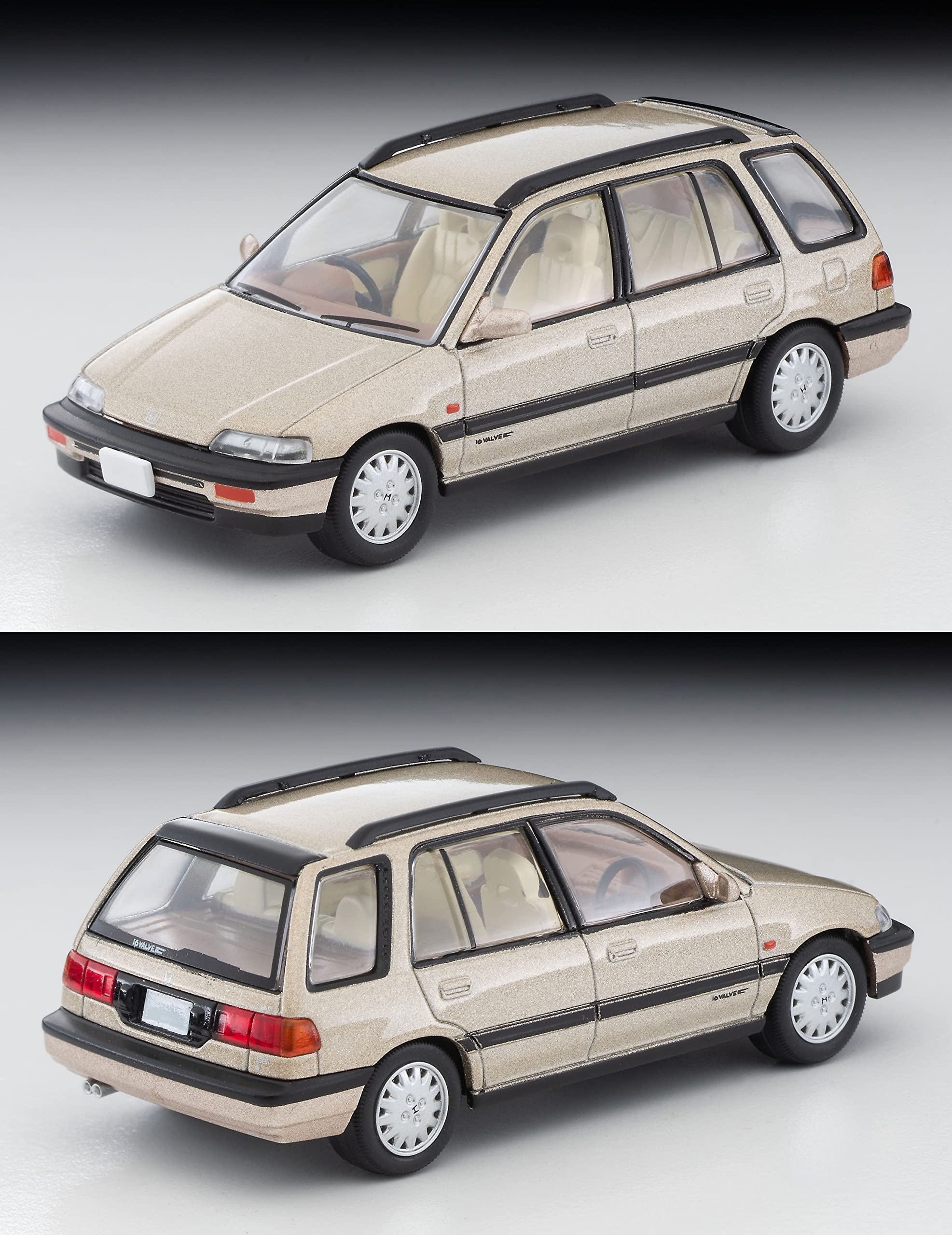 Tomica Limited Vintage Neo 1/64 Lv-N297A Honda Civic Shuttle 56I Beige 87- Japan Figure Store - #1 Bring To You The Best Japanese Goods
