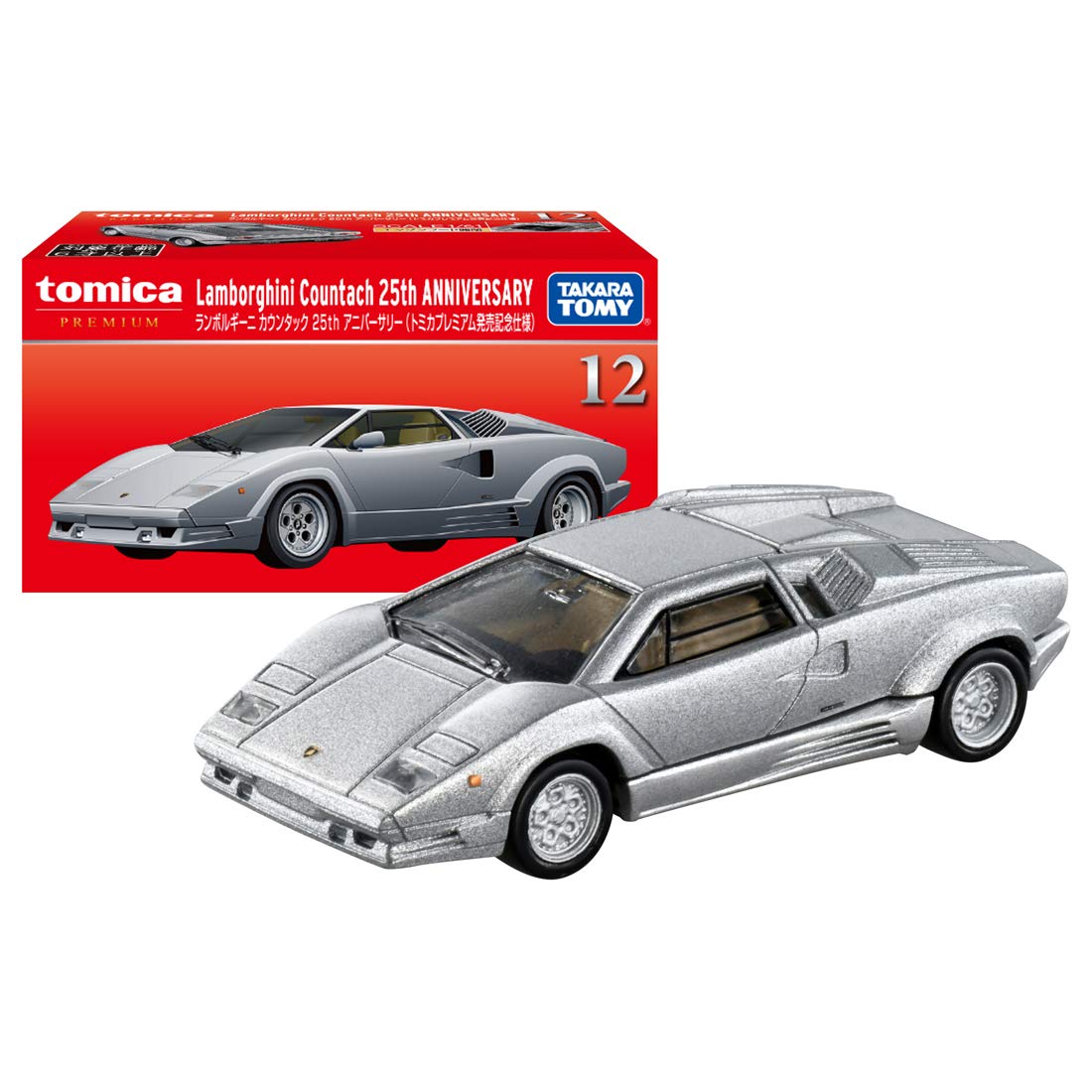 Takara Tomy Tomica Premium Lamborghini Countach 12 25th Anniversary Edition- Japan Figure Store - #1 Bring To You The Best Japanese Goods