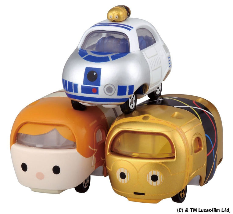 Takara Tomy Tomica Disney Star Wars Star Cars Tsum Tsum C-3Po 872047 Japanese Cute Car Model- Japan Figure Store - #1 Bring To You The Best Japanese Goods