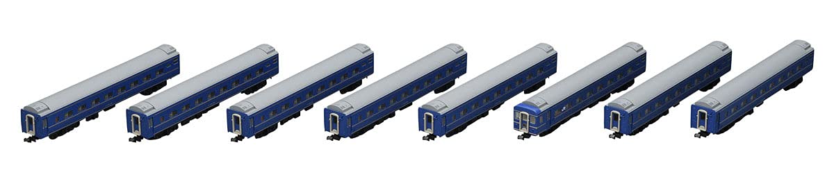 Tomytec Tomix N Gauge 24 Series 25 Asakaze 8-Car Set 98726 JR East Blue Railway Model- Japan Figure Store - #1 Bring To You The Best Japanese Goods