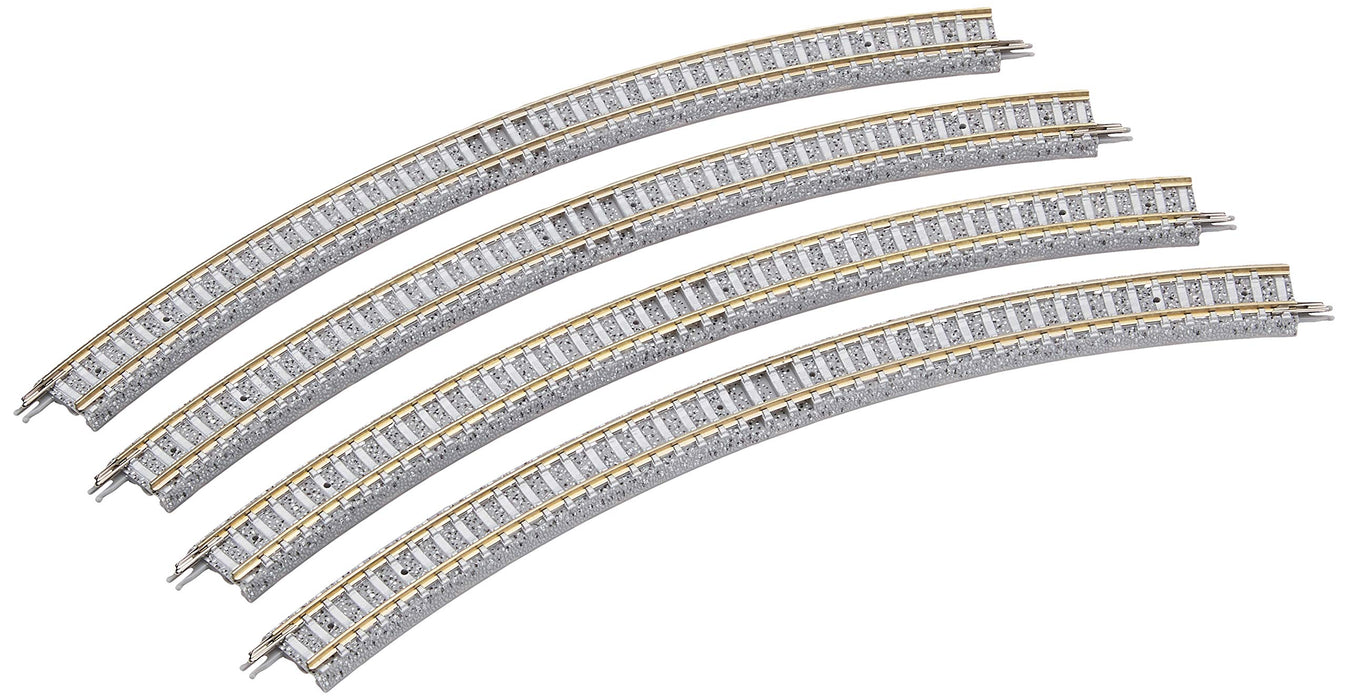 Tomytec Tomix N Gauge Set of 4 Curved PC Rail C280-45-PC F 1191 Model Train Supplies- Japan Figure Store - #1 Bring To You The Best Japanese Goods