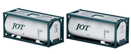 Tomytec Tomix N Gauge Iso20Ft Tank Container Nippon Oil Green Frame Type 2 Pieces 3175- Japan Figure Store - #1 Bring To You The Best Japanese Goods