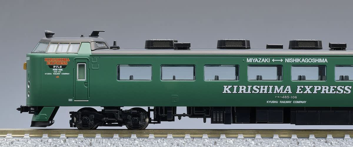 Tomytec Tomix N Gauge 485 Series Kirishima Express 98469 Green Model Train- Japan Figure Store - #1 Bring To You The Best Japanese Goods