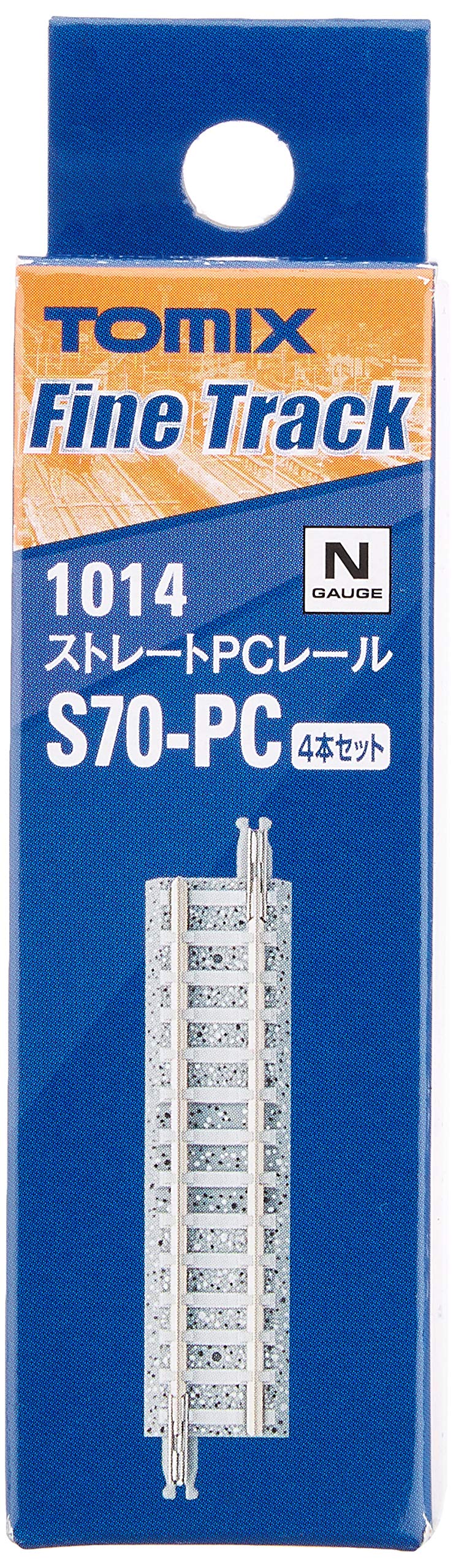 Tomytec Tomix N Gauge 4-Set Straight Pc Rail S70-Pc 1014 Model Railway Supplies- Japan Figure Store - #1 Bring To You The Best Japanese Goods
